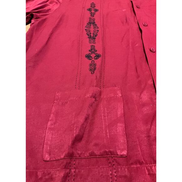 Men's Women's the Havanera Co. XXL Short Sleeve Bowling Shirt Embroidery Accents - Picture 4 of 7